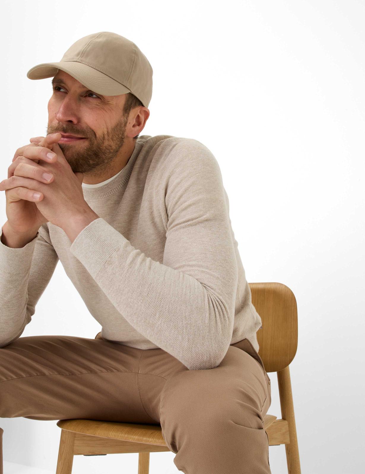 Structure: Sweater in Cotton-Linen Mix