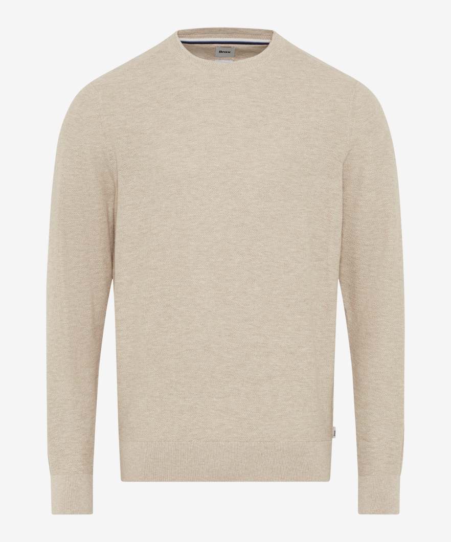 Structure: Sweater in Cotton-Linen Mix
