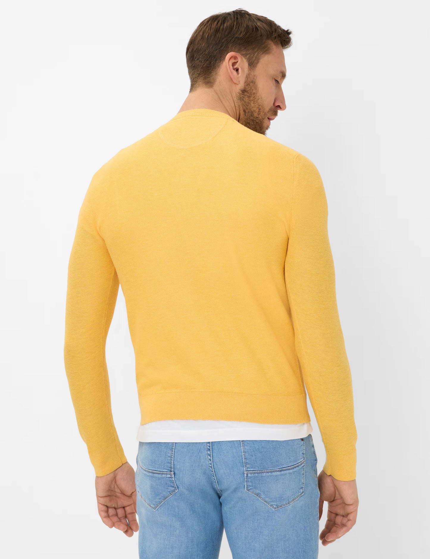 Structure: Sweater in Cotton-Linen Mix