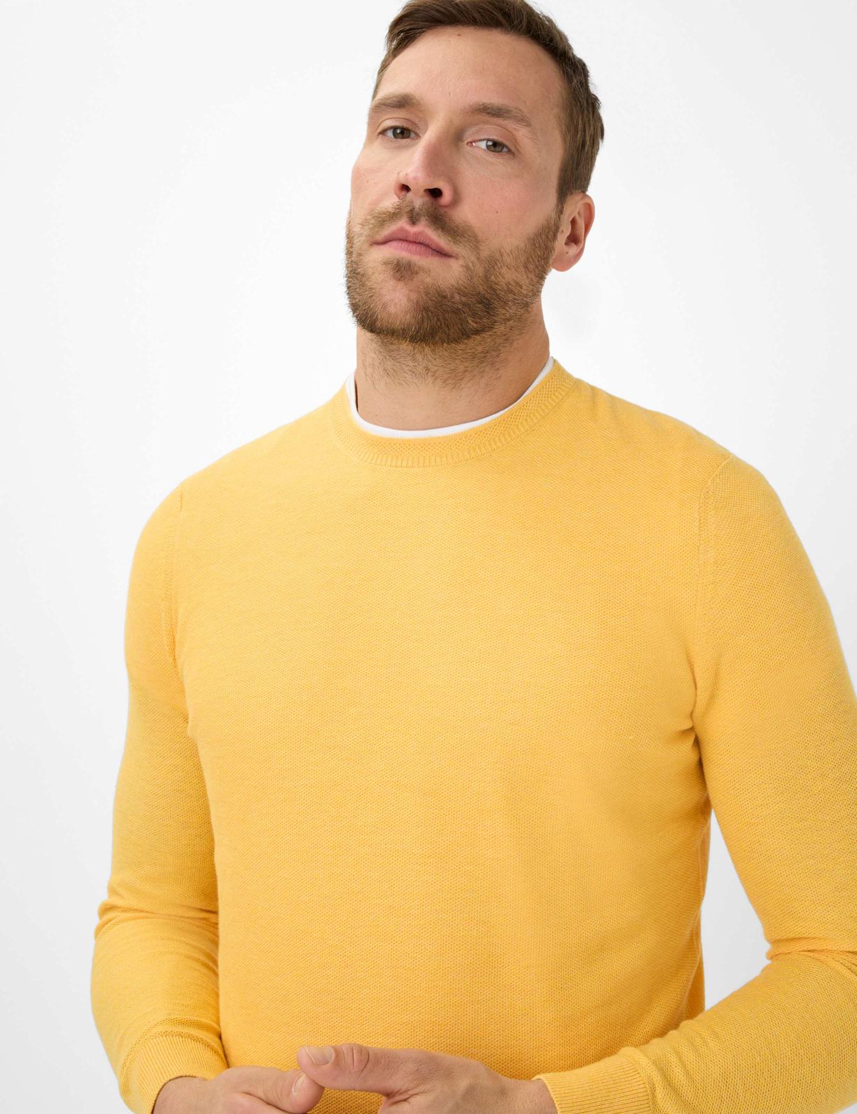 Structure: Sweater in Cotton-Linen Mix
