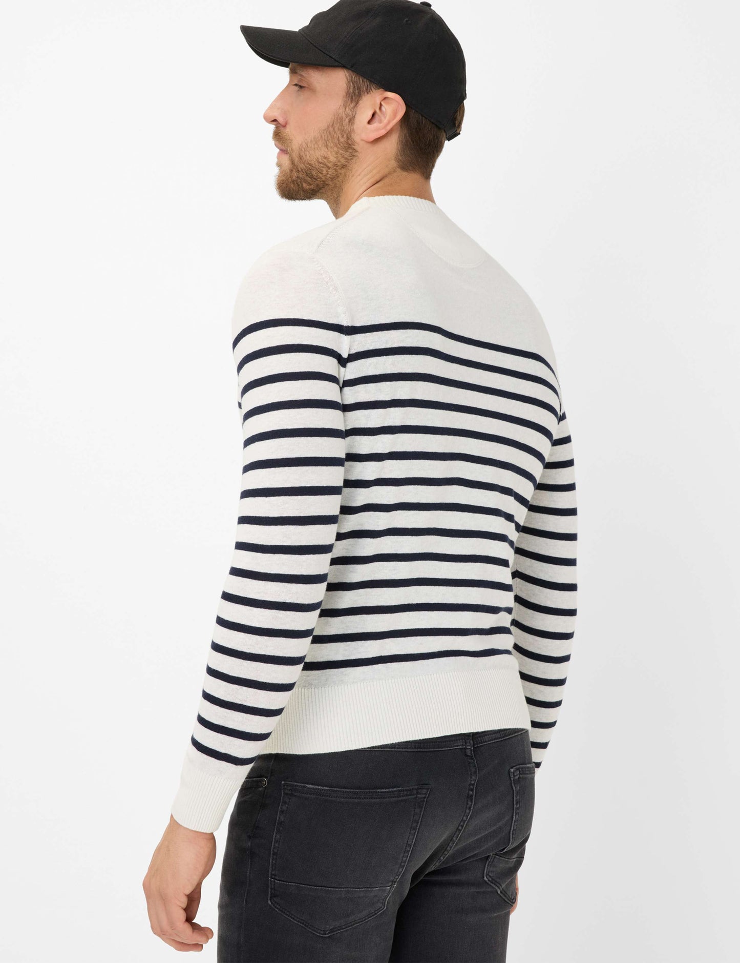 Jersey Knit: Sweater in Cotton-Linen Mix