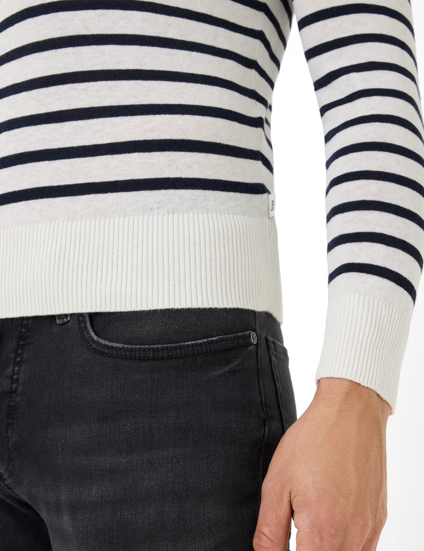 Jersey Knit: Sweater in Cotton-Linen Mix