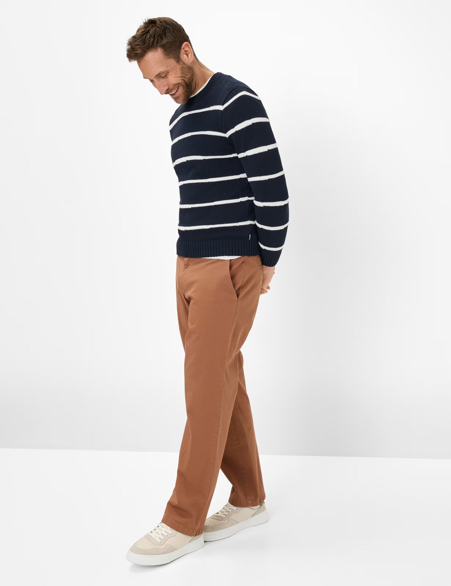 Stripes: Knitted Sweater in Cottonmix