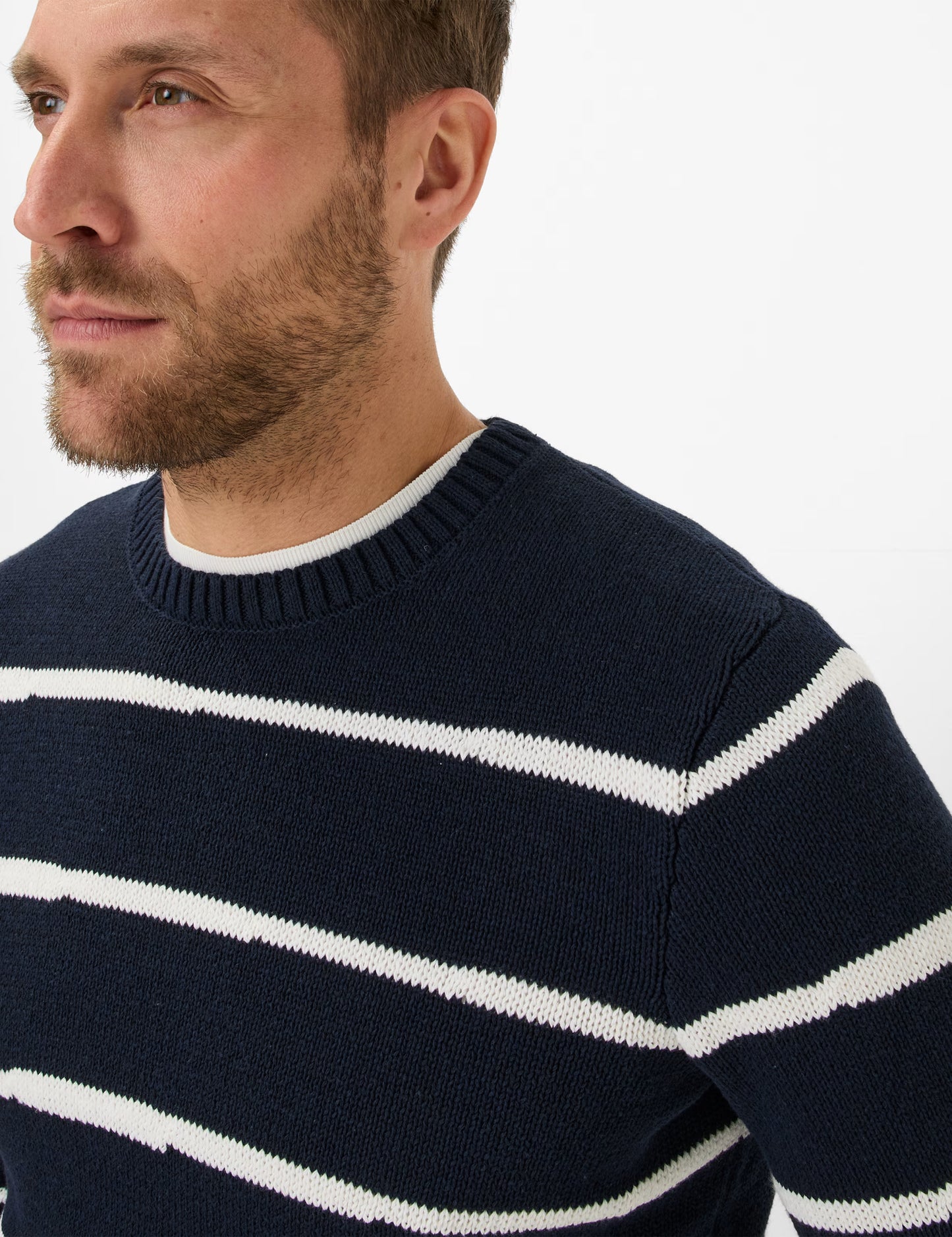 Stripes: Knitted Sweater in Cottonmix