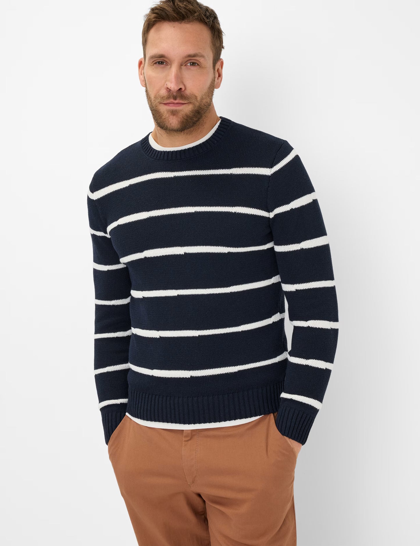 Stripes: Knitted Sweater in Cottonmix