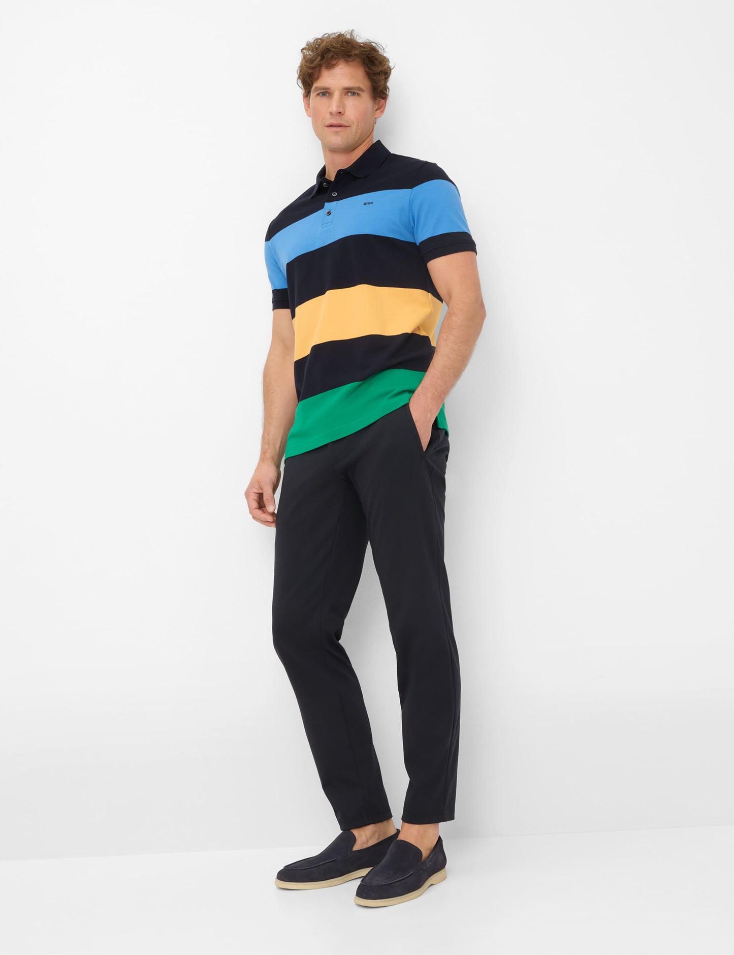Piqué: Polo Shirt in Cotton Mix