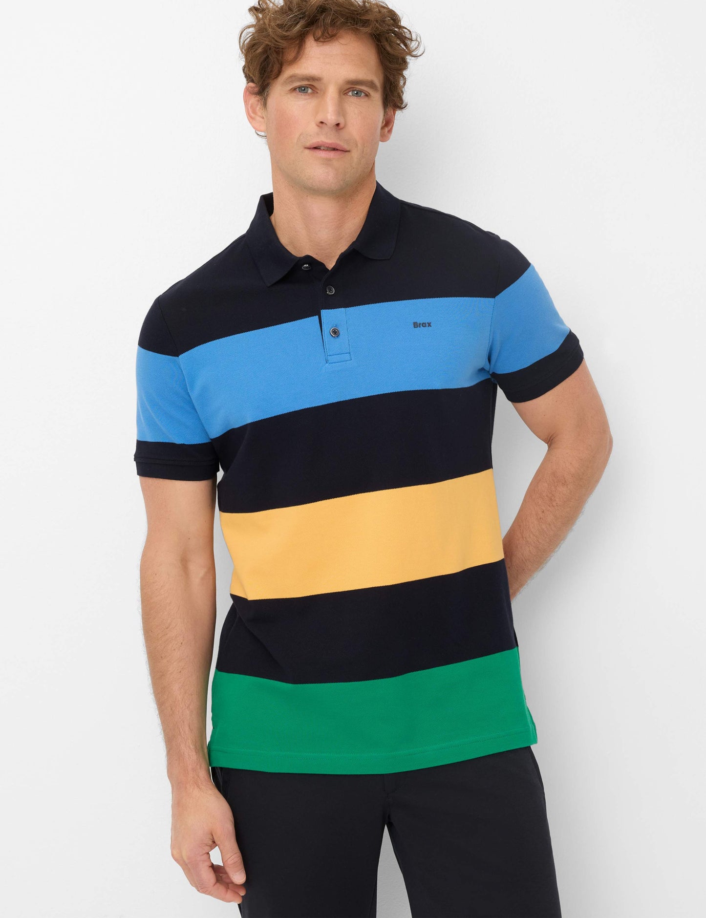 Piqué: Polo Shirt in Cotton Mix