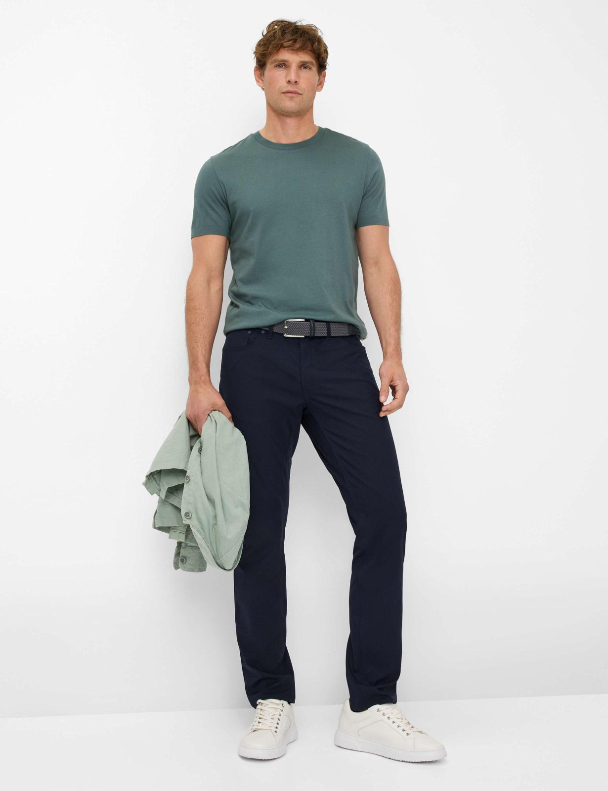 Jersey: T-Shirt in Cotton-Modal Mix