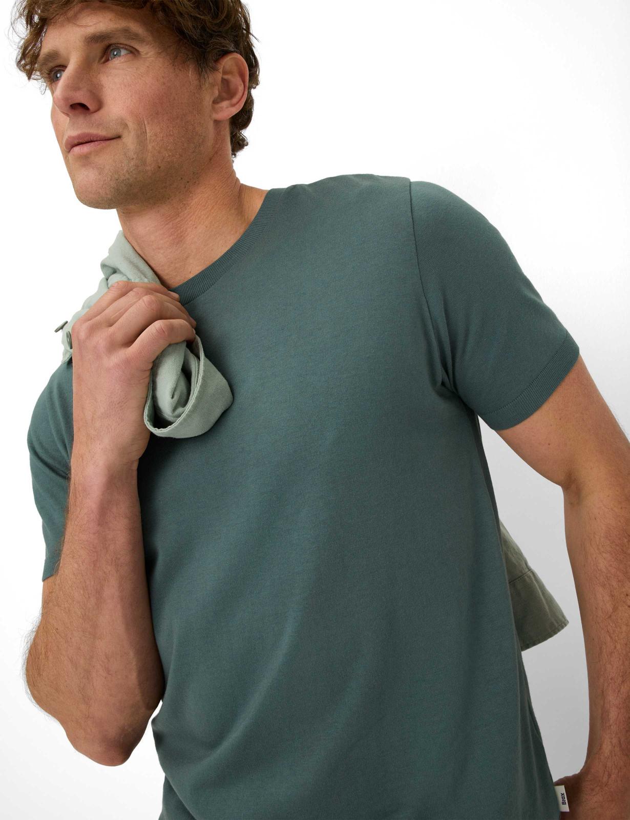 Jersey: T-Shirt in Cotton-Modal Mix