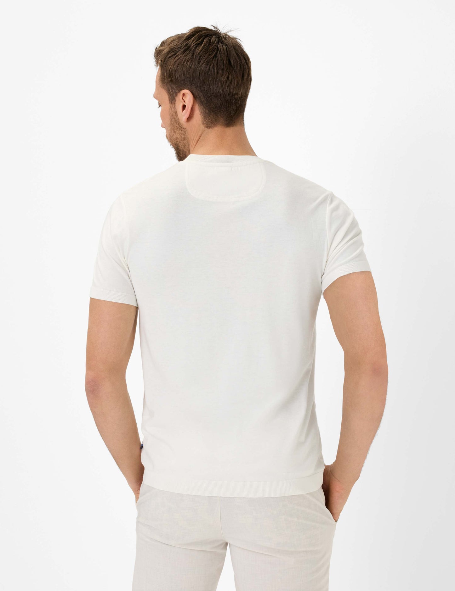 Jersey: T-Shirt in Cotton-Modal Mix