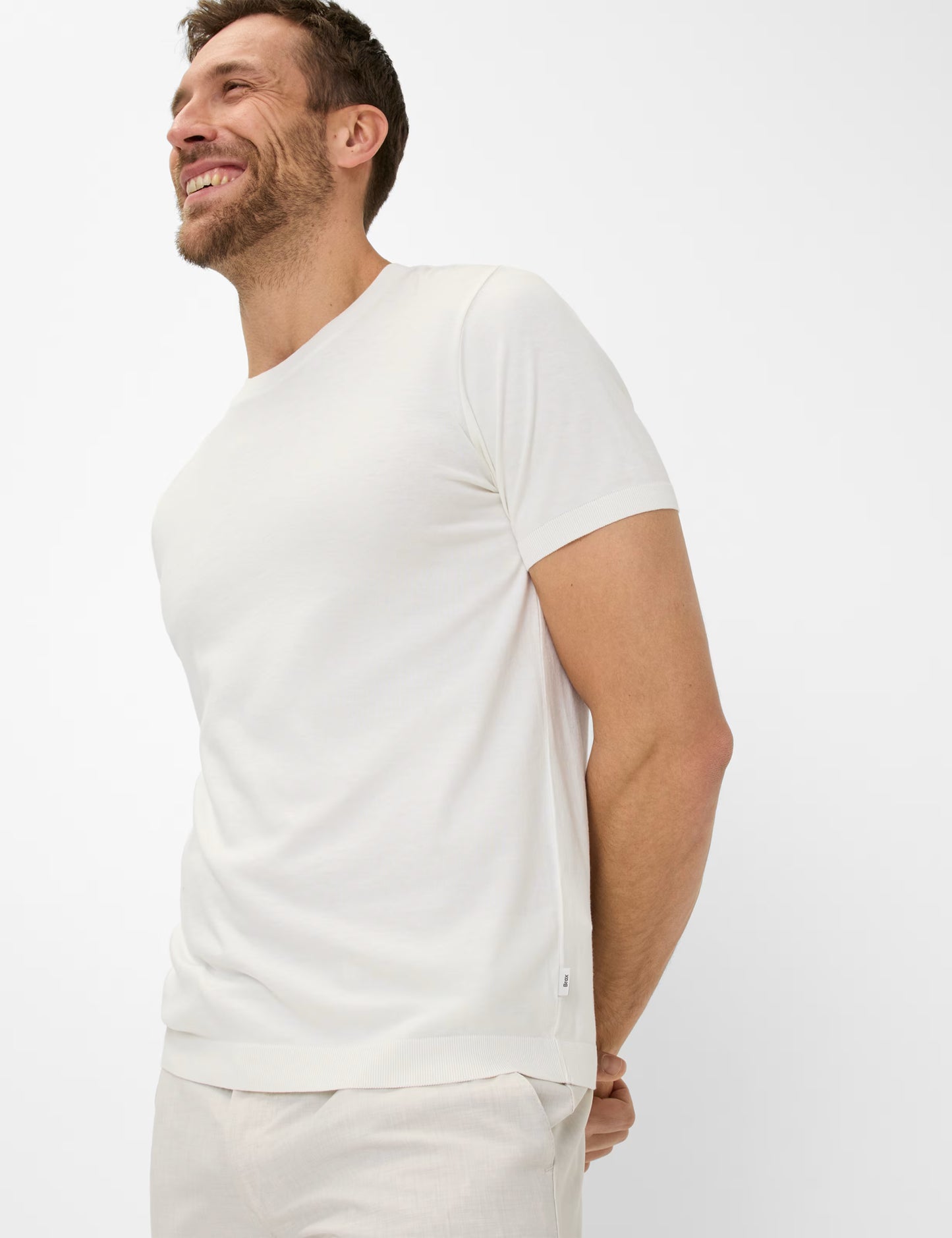 Jersey: T-Shirt in Cotton-Modal Mix