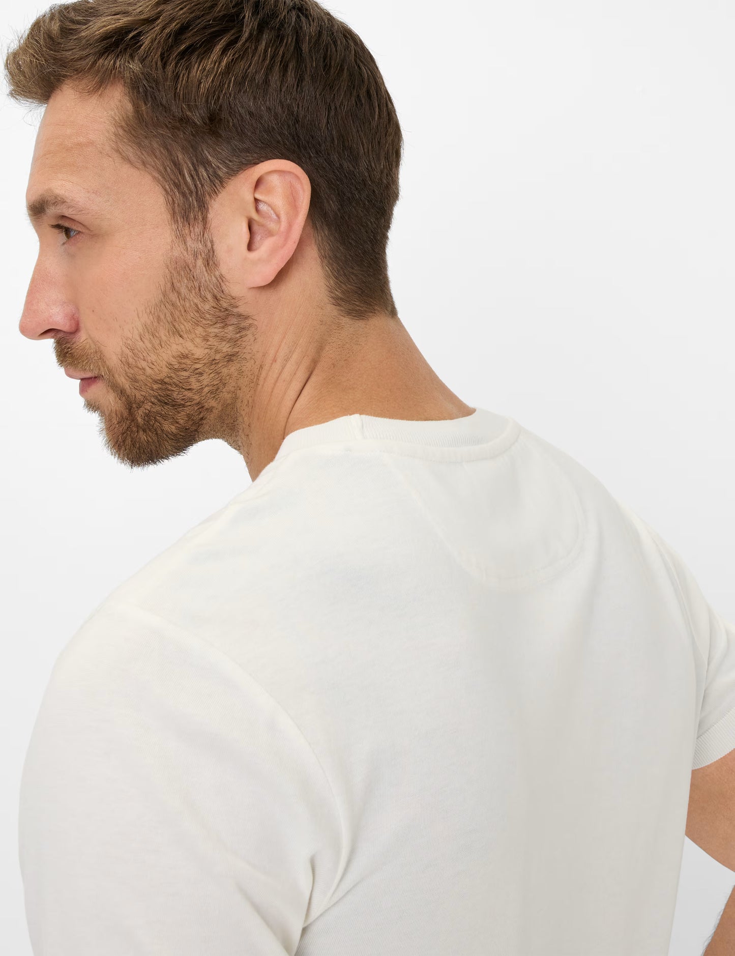 Jersey: T-Shirt in Cotton-Modal Mix