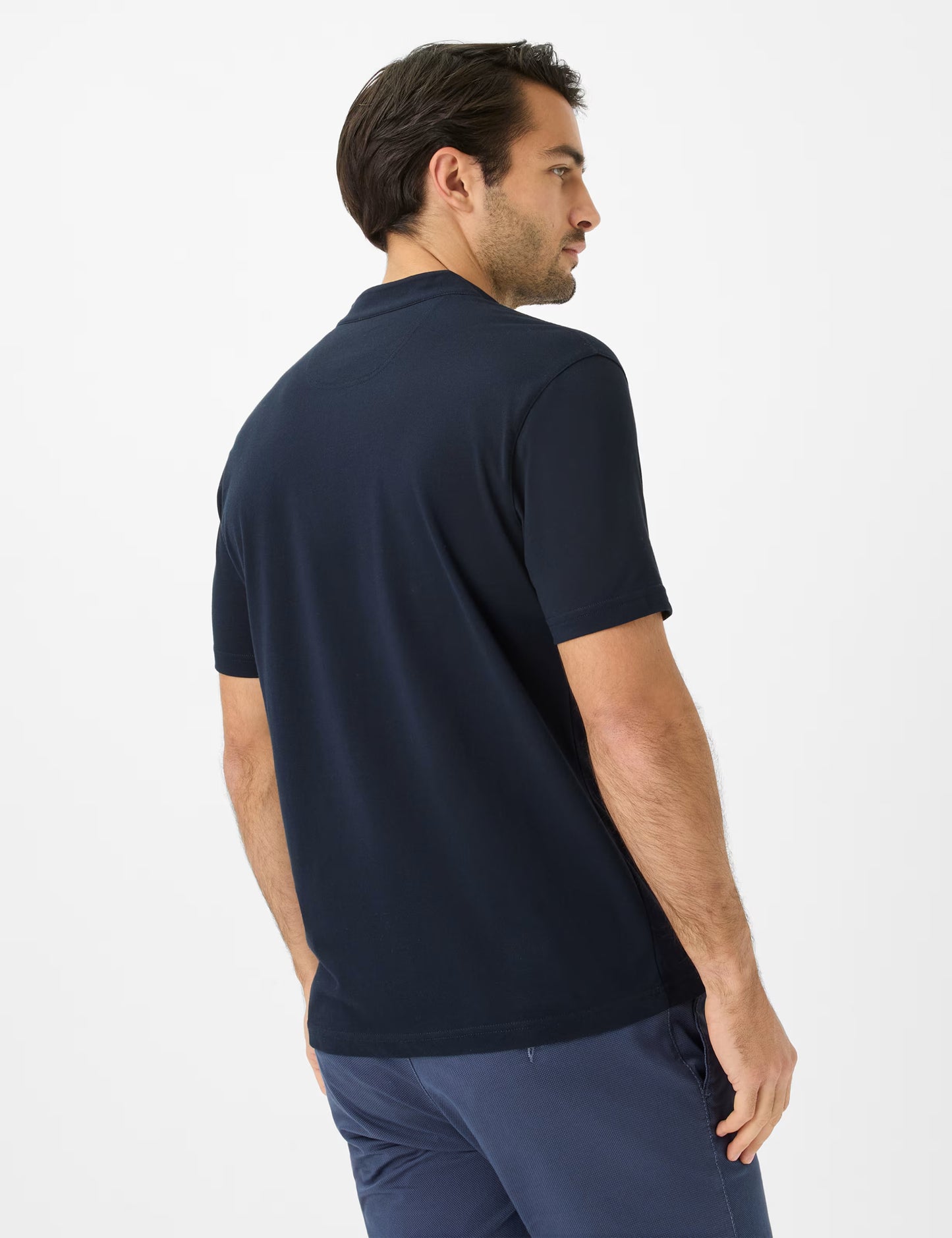 Pique Knit: Polo Shirt in Cotton Mix