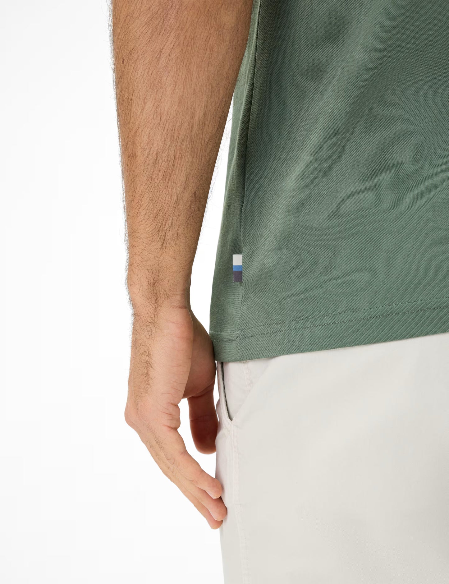 Pique Knit: Polo Shirt in Cotton Mix