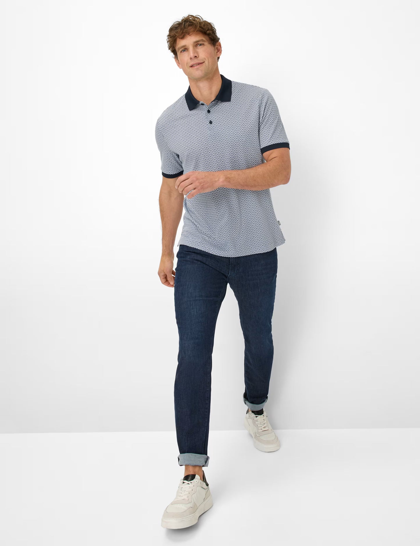 Performance Piqué: Polo Shirt in Cotton Mix