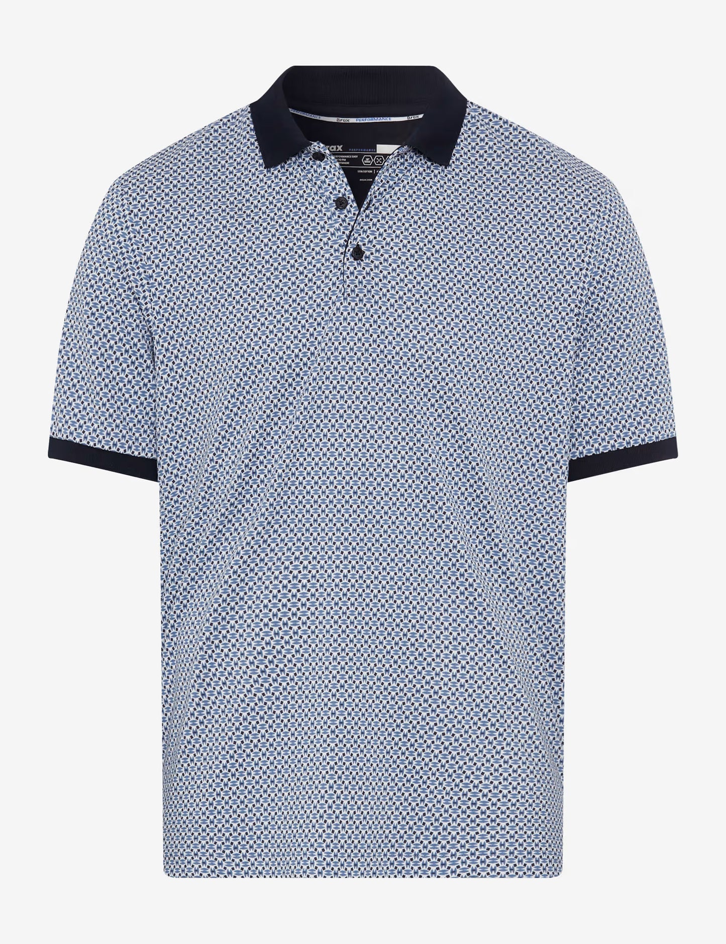 Performance Piqué: Polo Shirt in Cotton Mix