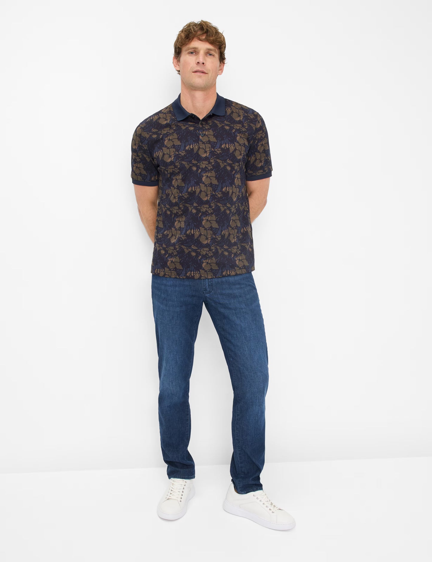 Performance Piqué: Polo Shirt in Cotton Mix