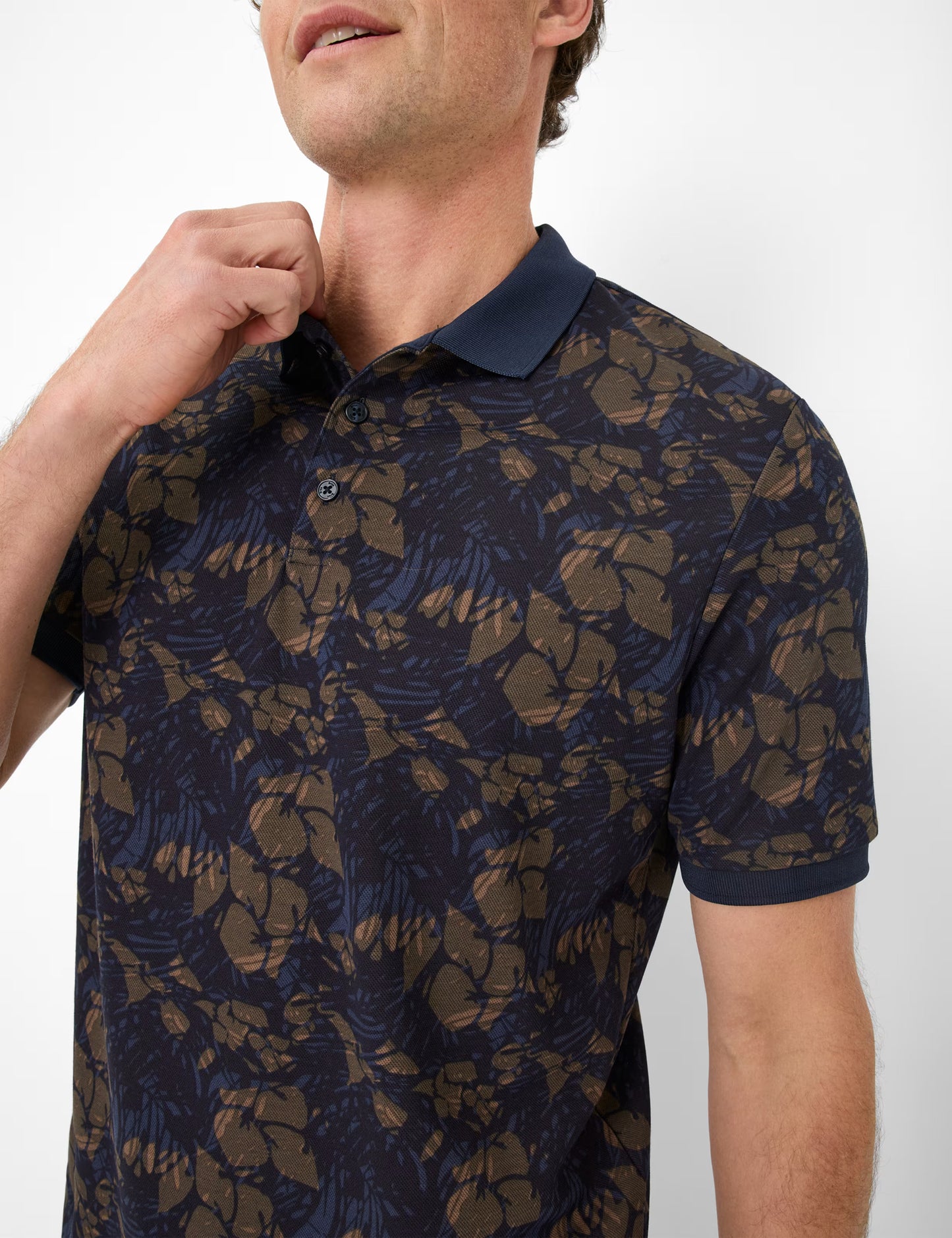 Performance Piqué: Polo Shirt in Cotton Mix