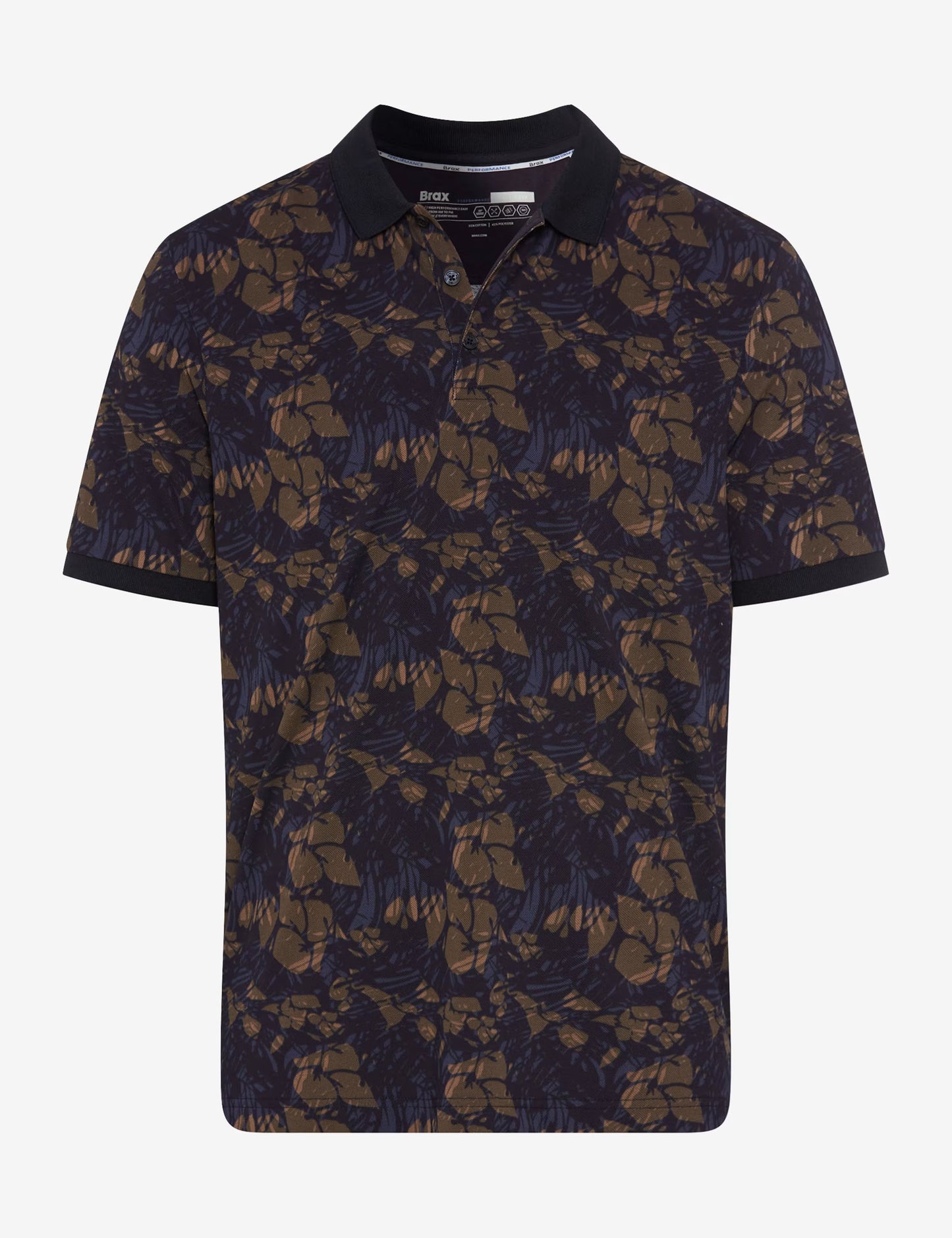 Performance Piqué: Polo Shirt in Cotton Mix