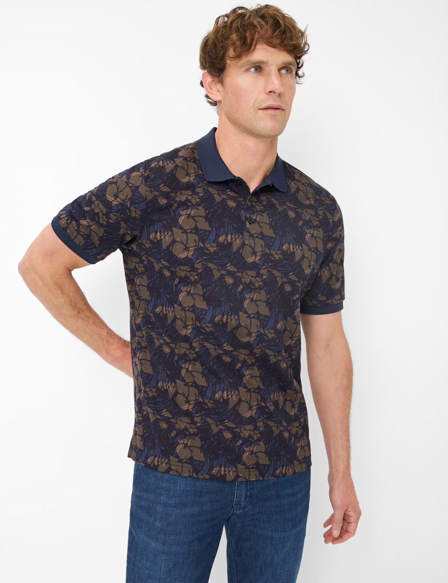 Performance Piqué: Polo Shirt in Cotton Mix