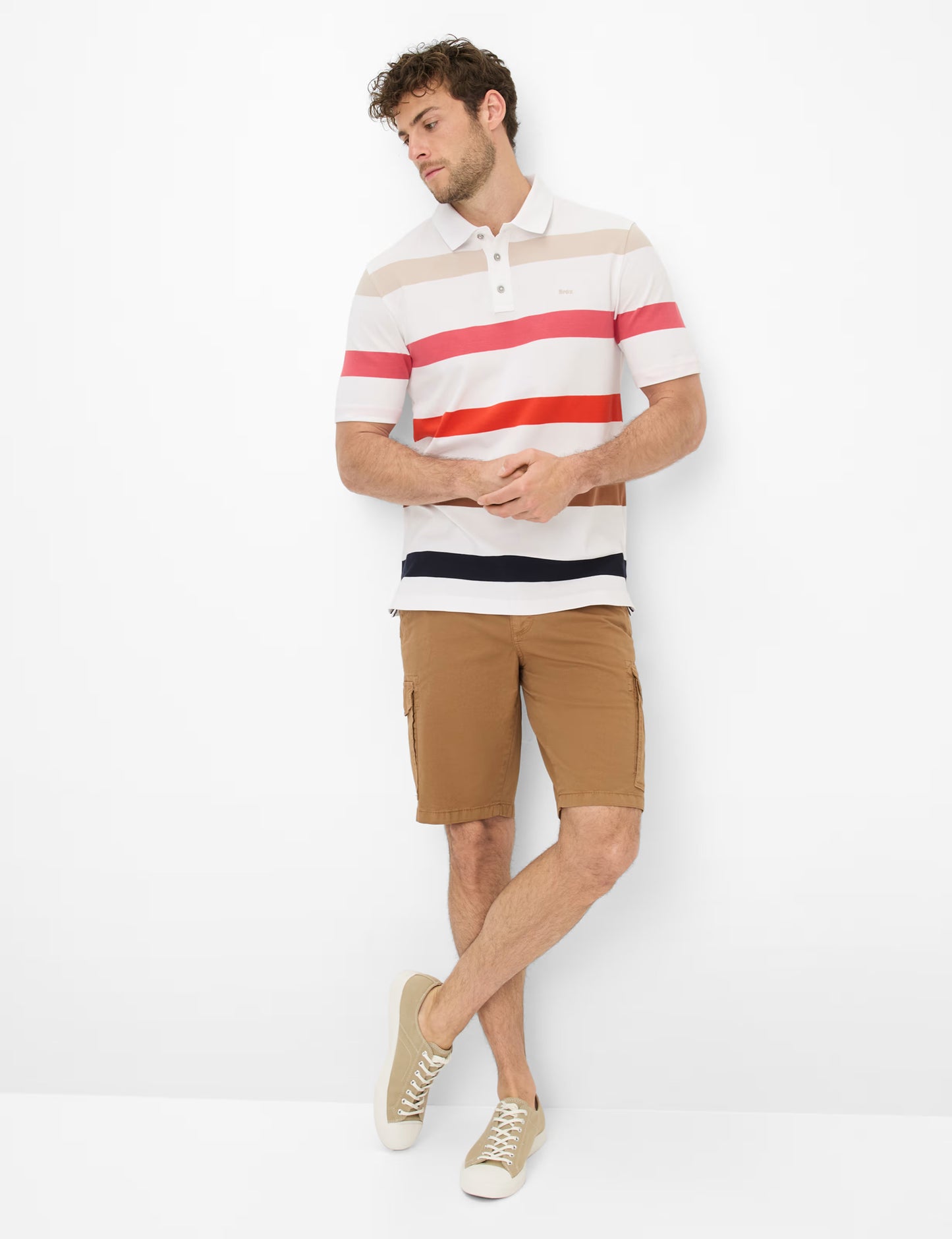 Hi-Flex: Polo Shirt in Cotton Blend
