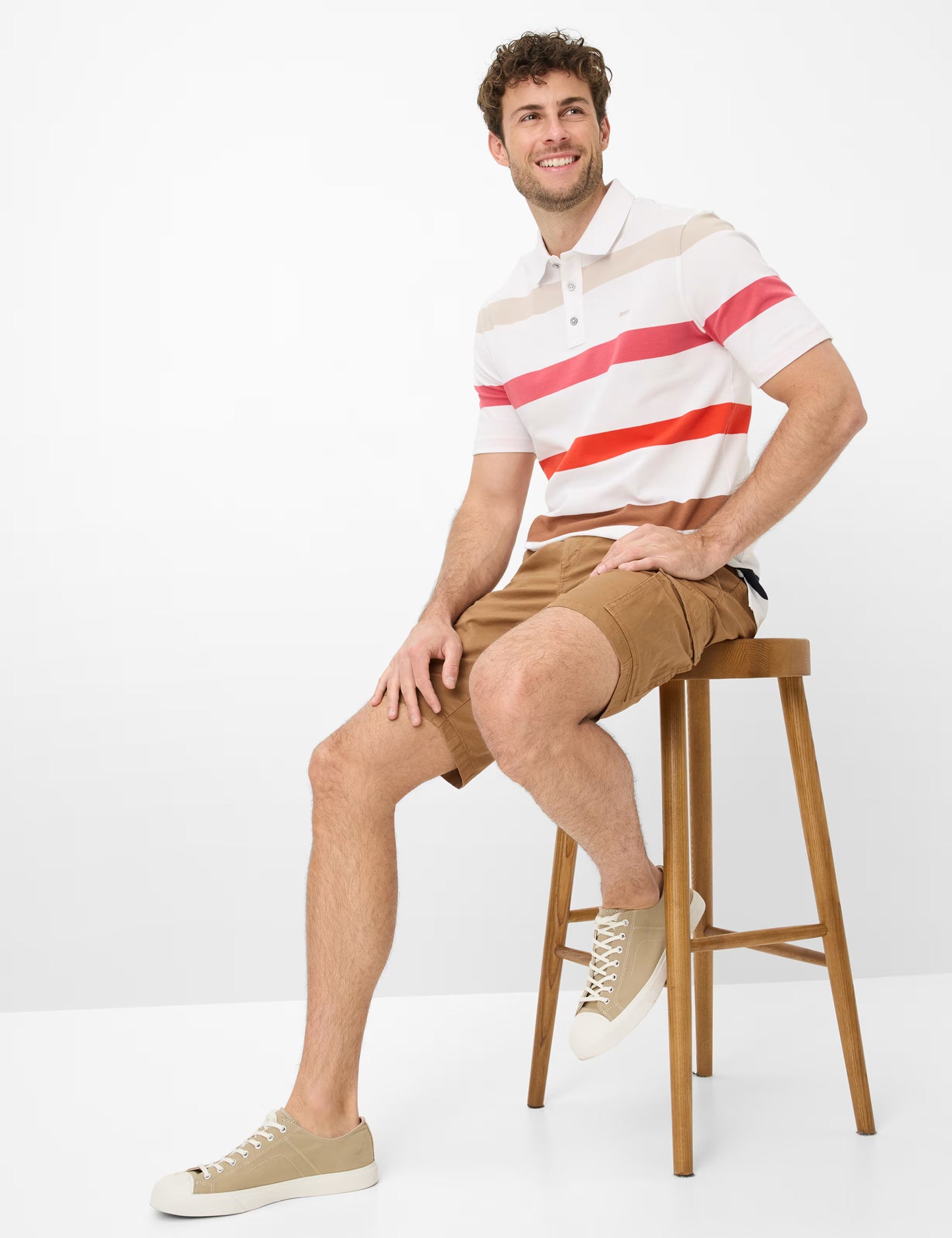Hi-Flex: Polo Shirt in Cotton Blend