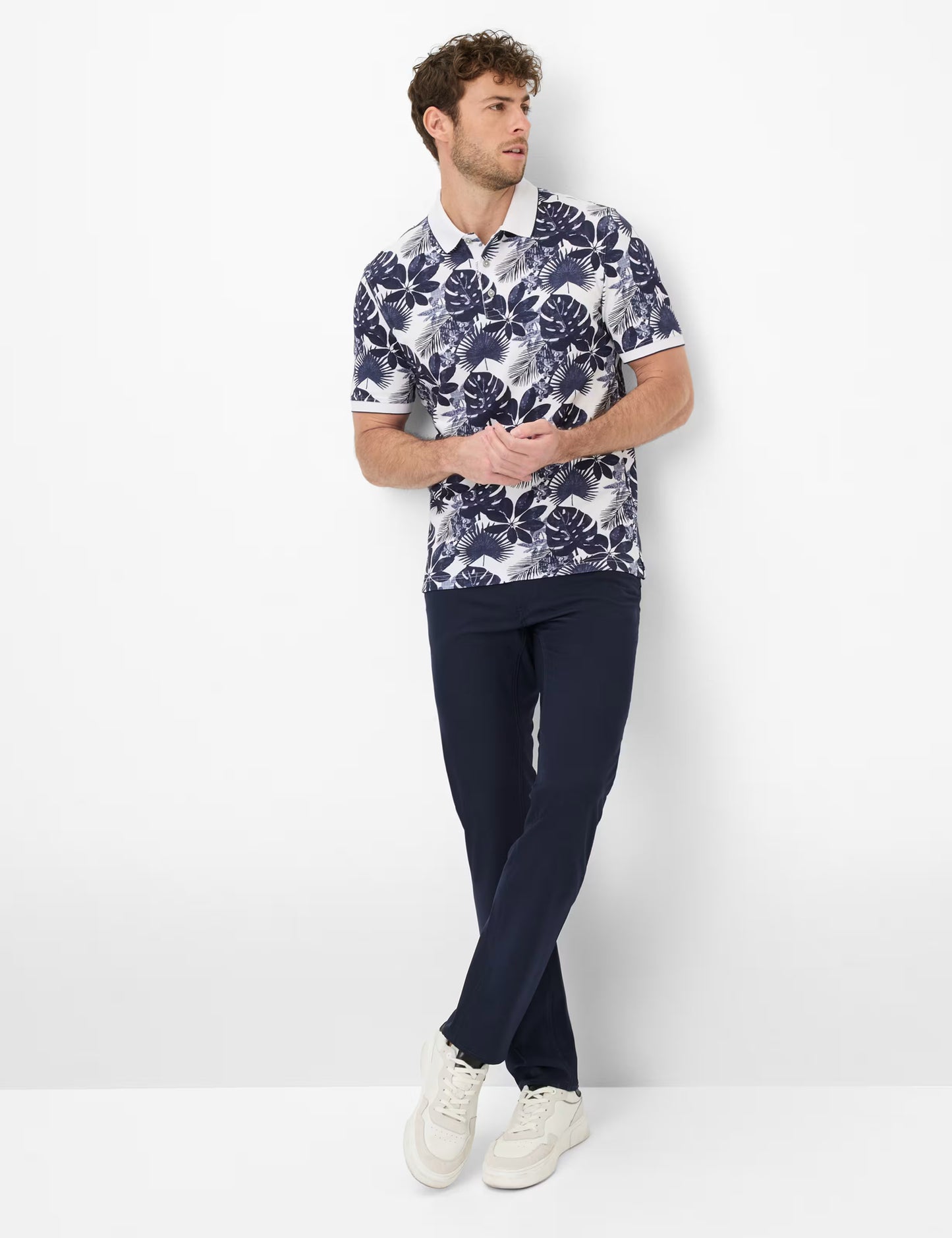Hi-Flex: Polo Shirt in Cotton Blend