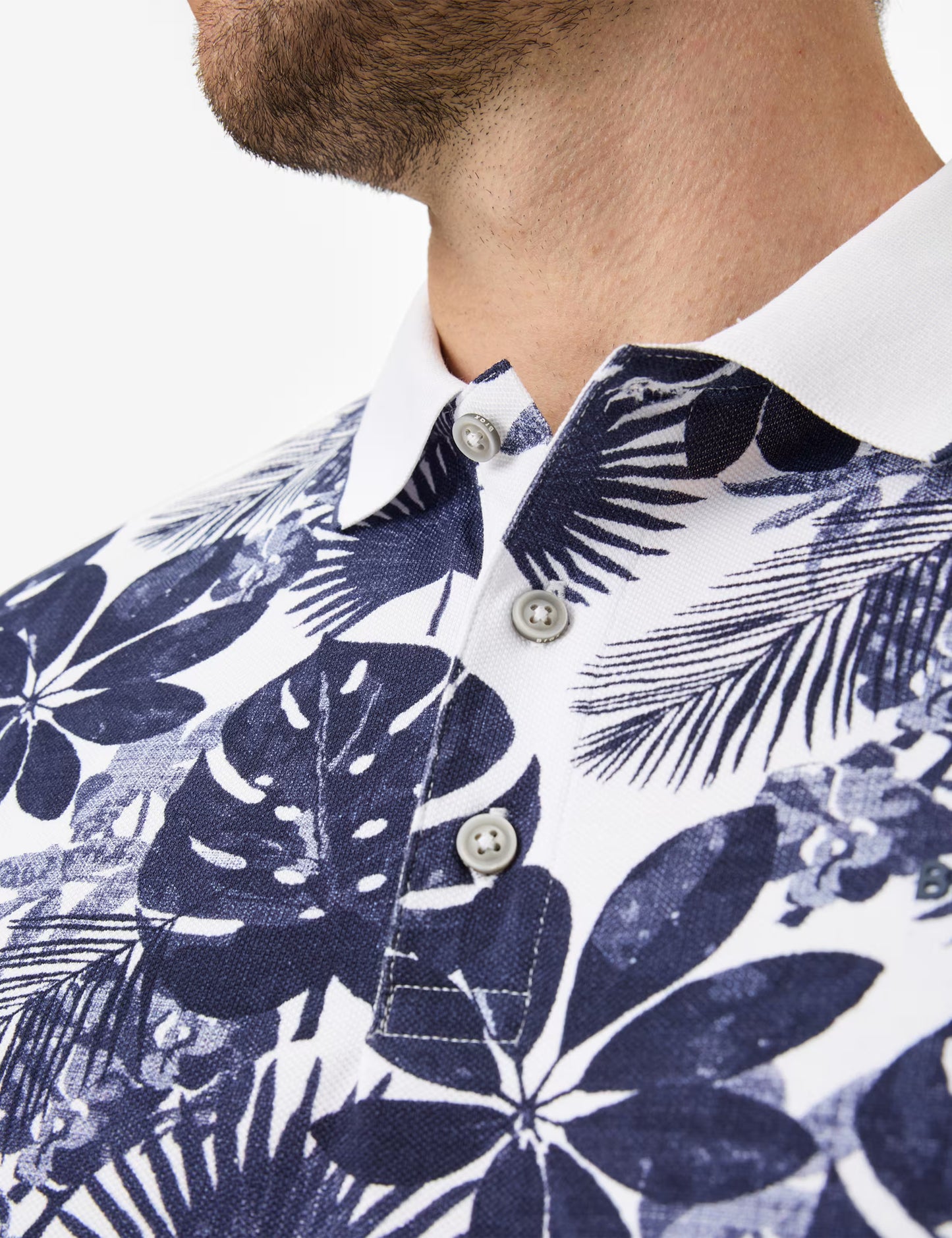 Hi-Flex: Polo Shirt in Cotton Blend