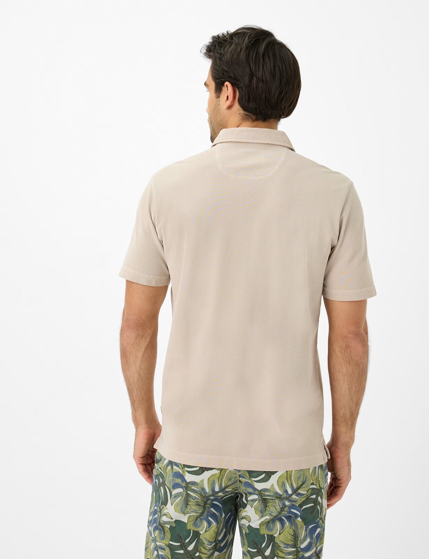 Pique Knit: Polo Shirt in Cotton Mix