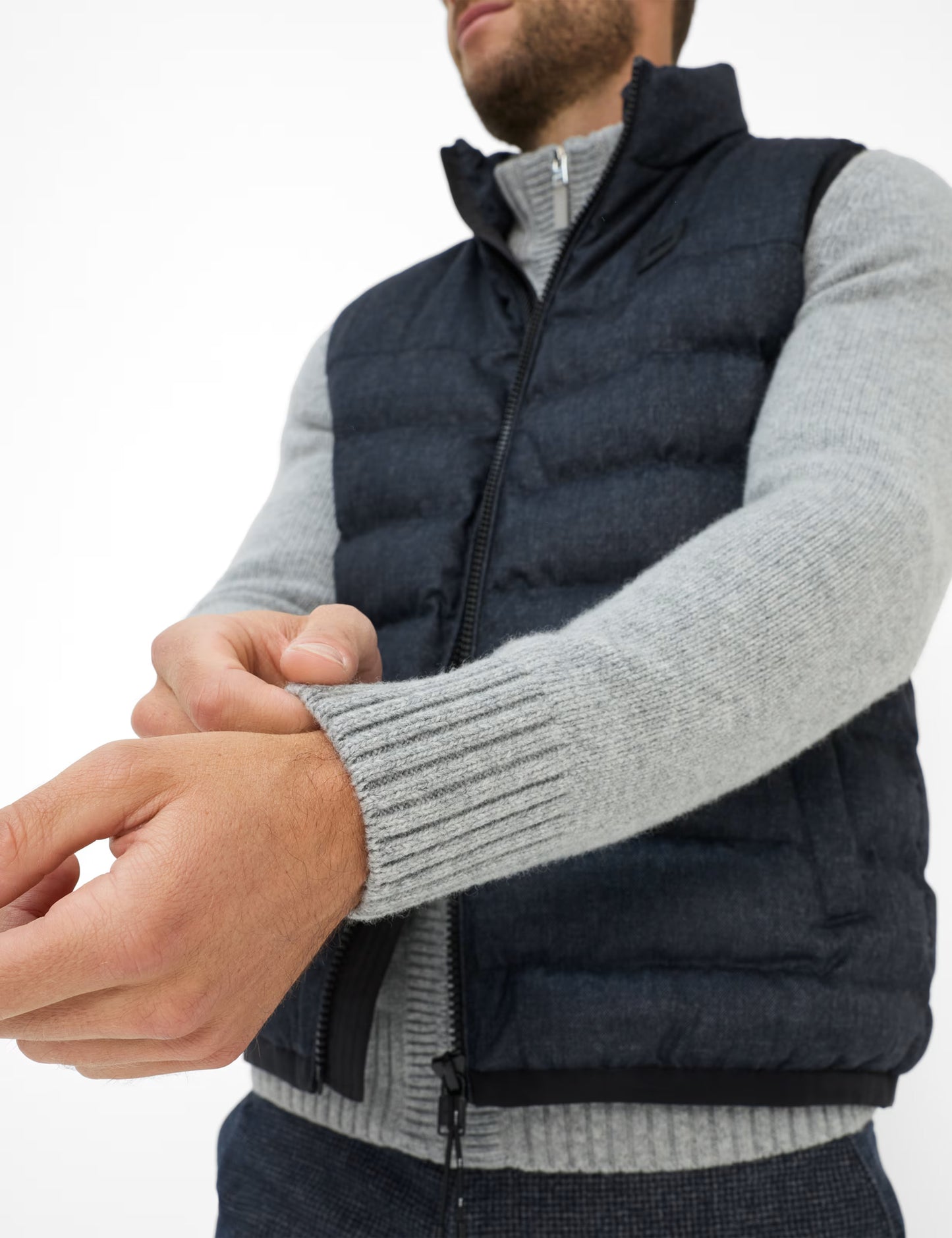 Soft Wool: Knitted Cardigan in a Wool Blend