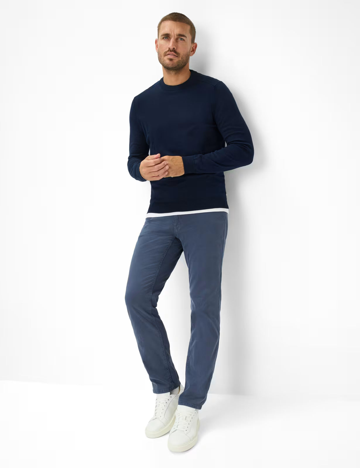 Pimaflex: Knit Sweater in a Cotton Mix
