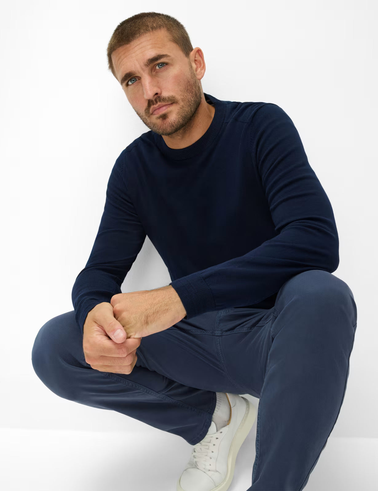 Pimaflex: Knit Sweater in a Cotton Mix