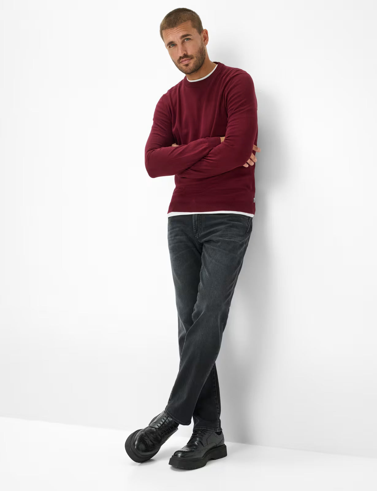 Pimaflex: Knit Sweater in a Cotton Mix