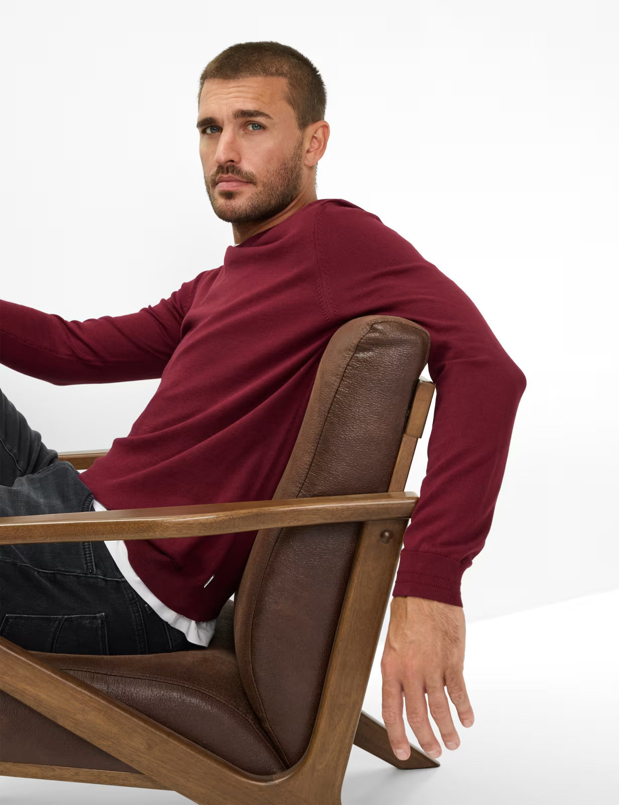 Pimaflex: Knit Sweater in a Cotton Mix
