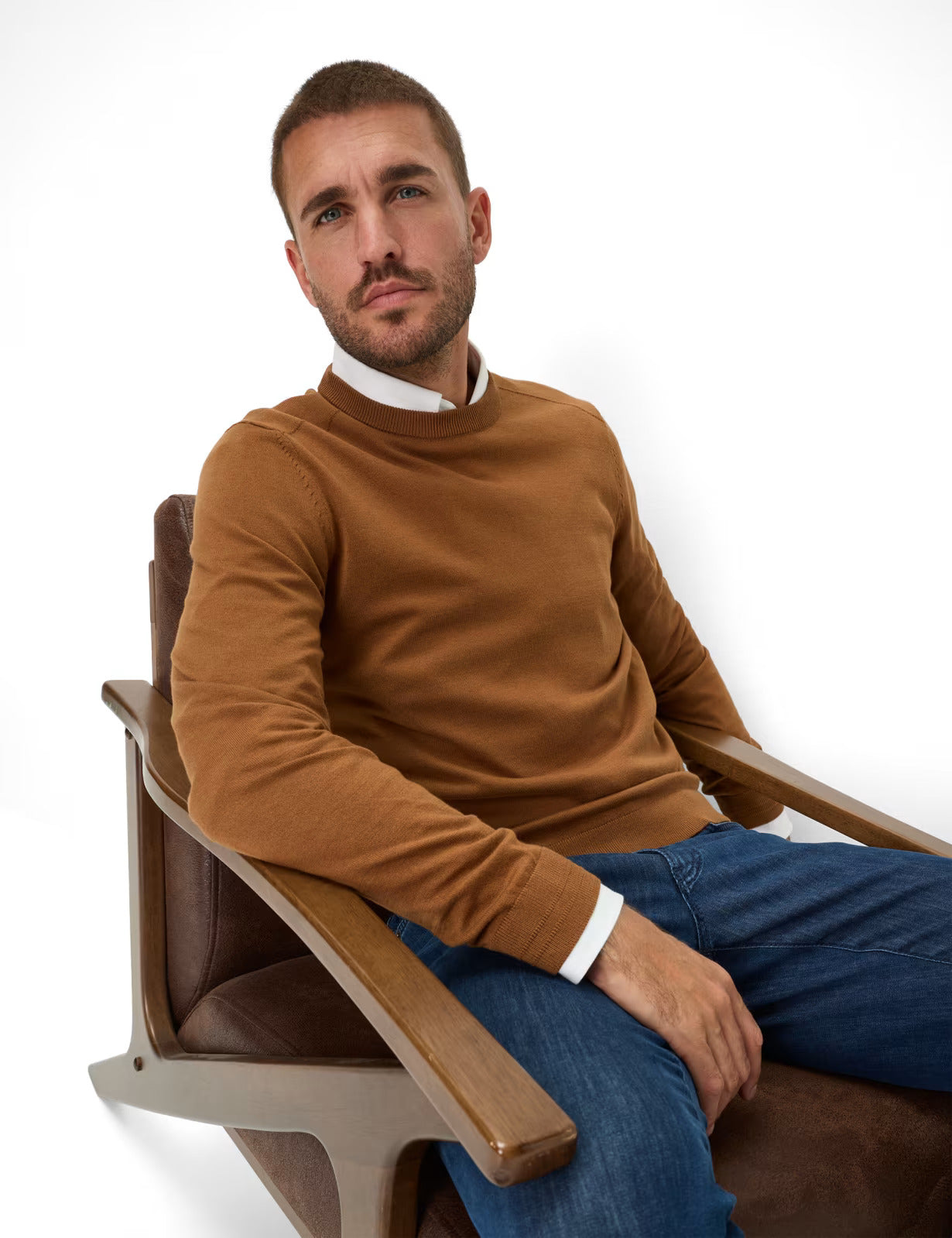 Pimaflex: Knit Sweater in a Cotton Mix