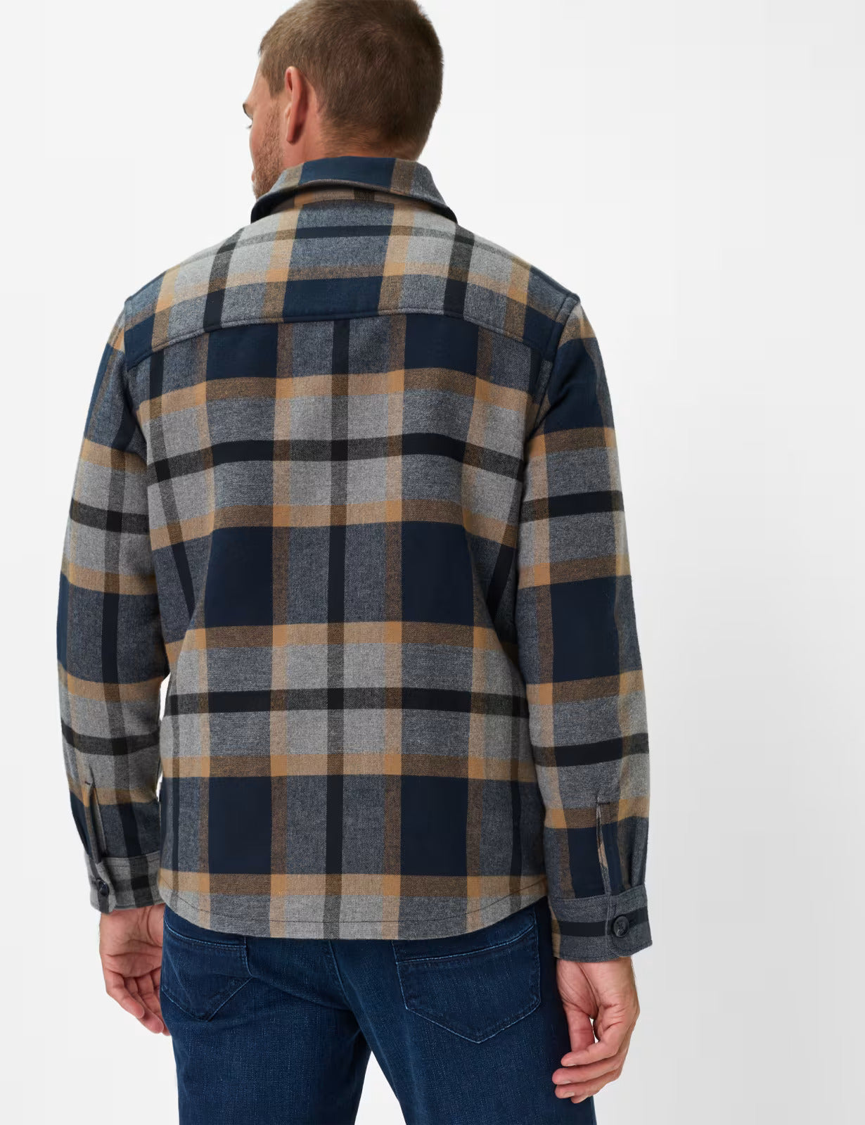 Soft Cotton: Overshirt in Cotton Blend