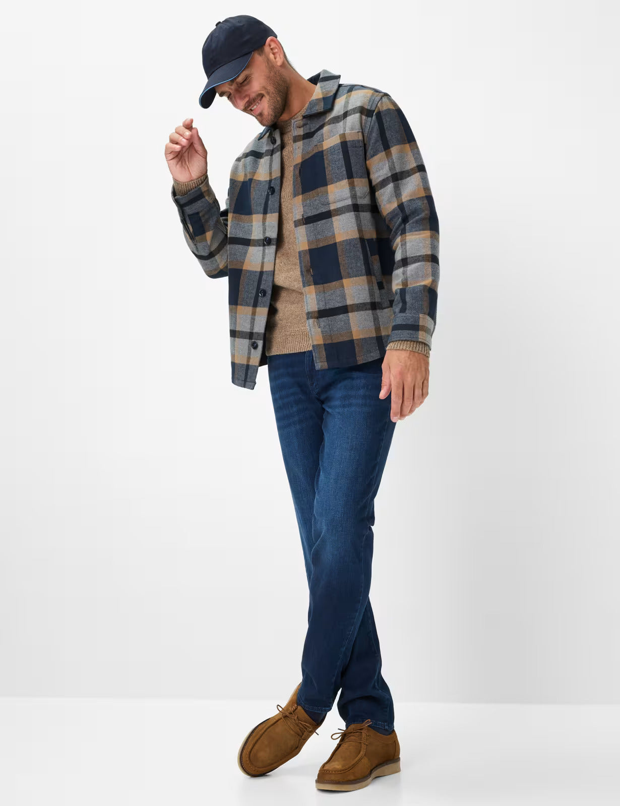 Soft Cotton: Overshirt in Cotton Blend