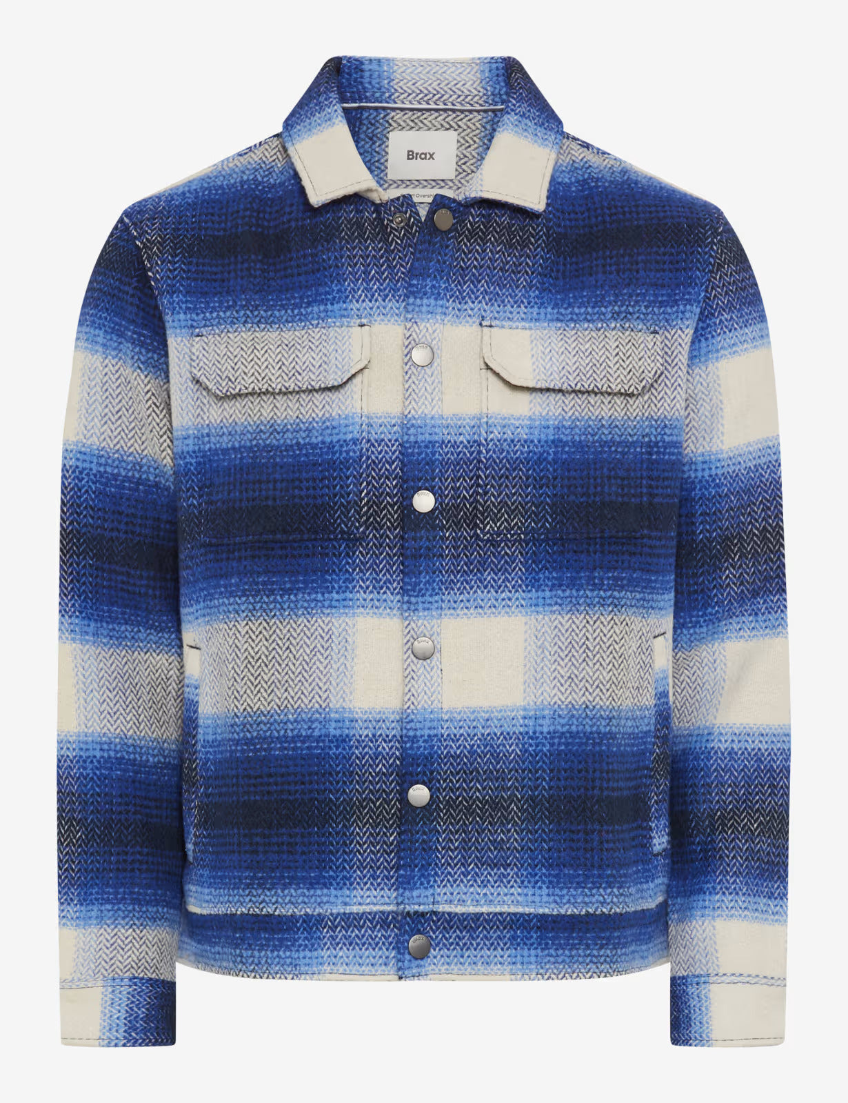 Flannel: Overshirt in Polyester Blend
