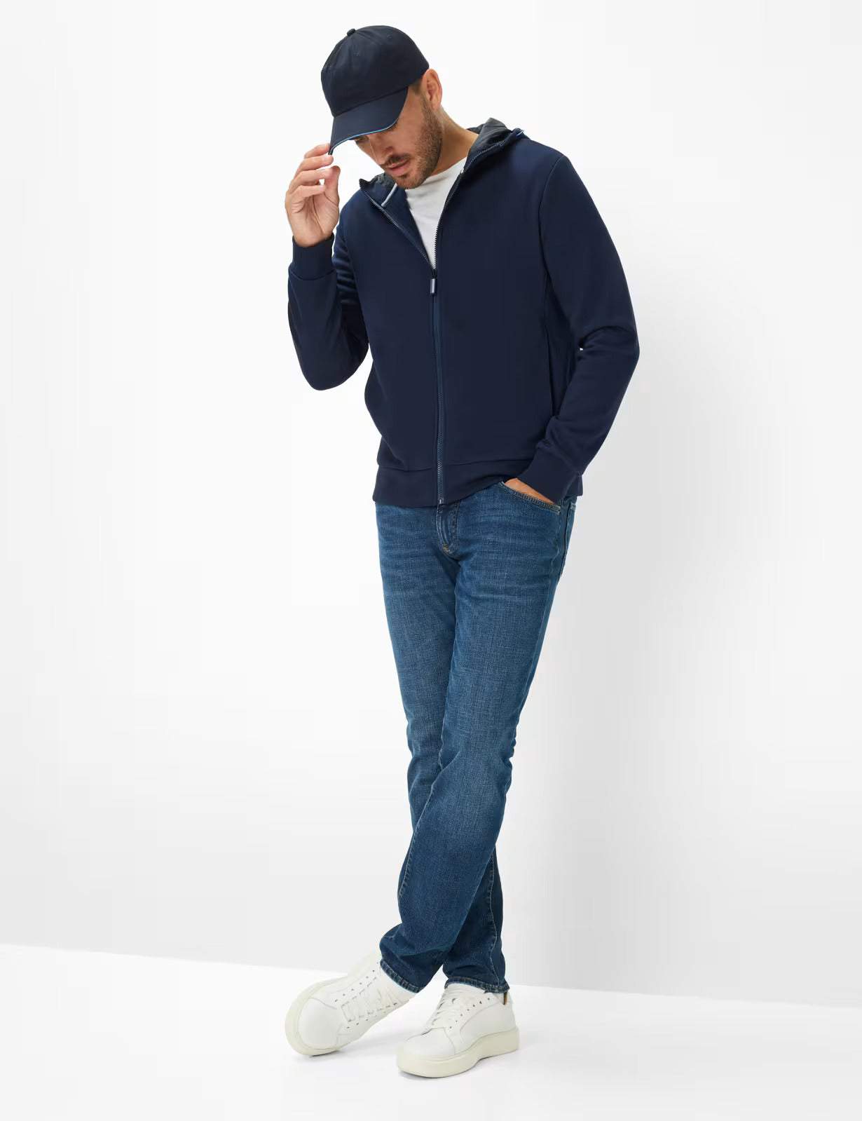 Pima Cotton: Sweat Jacket in a Cotton Blend