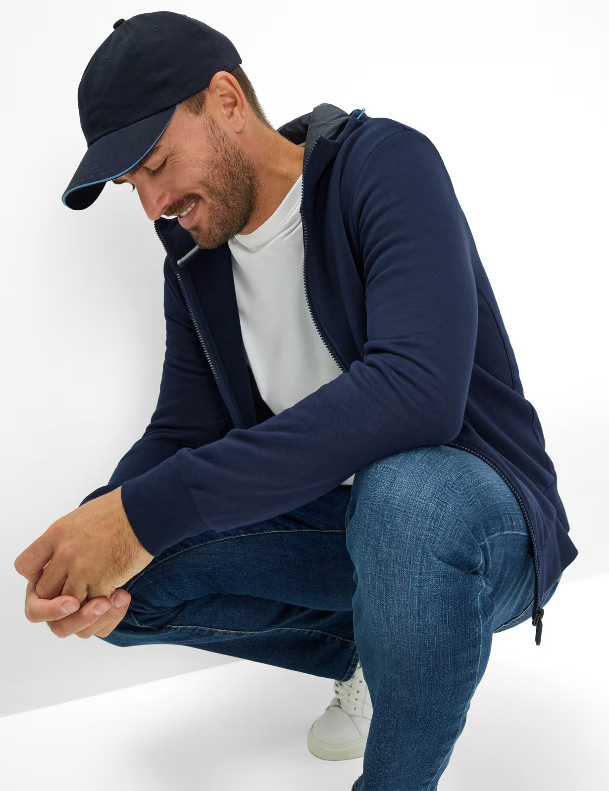 Pima Cotton: Sweat Jacket in a Cotton Blend