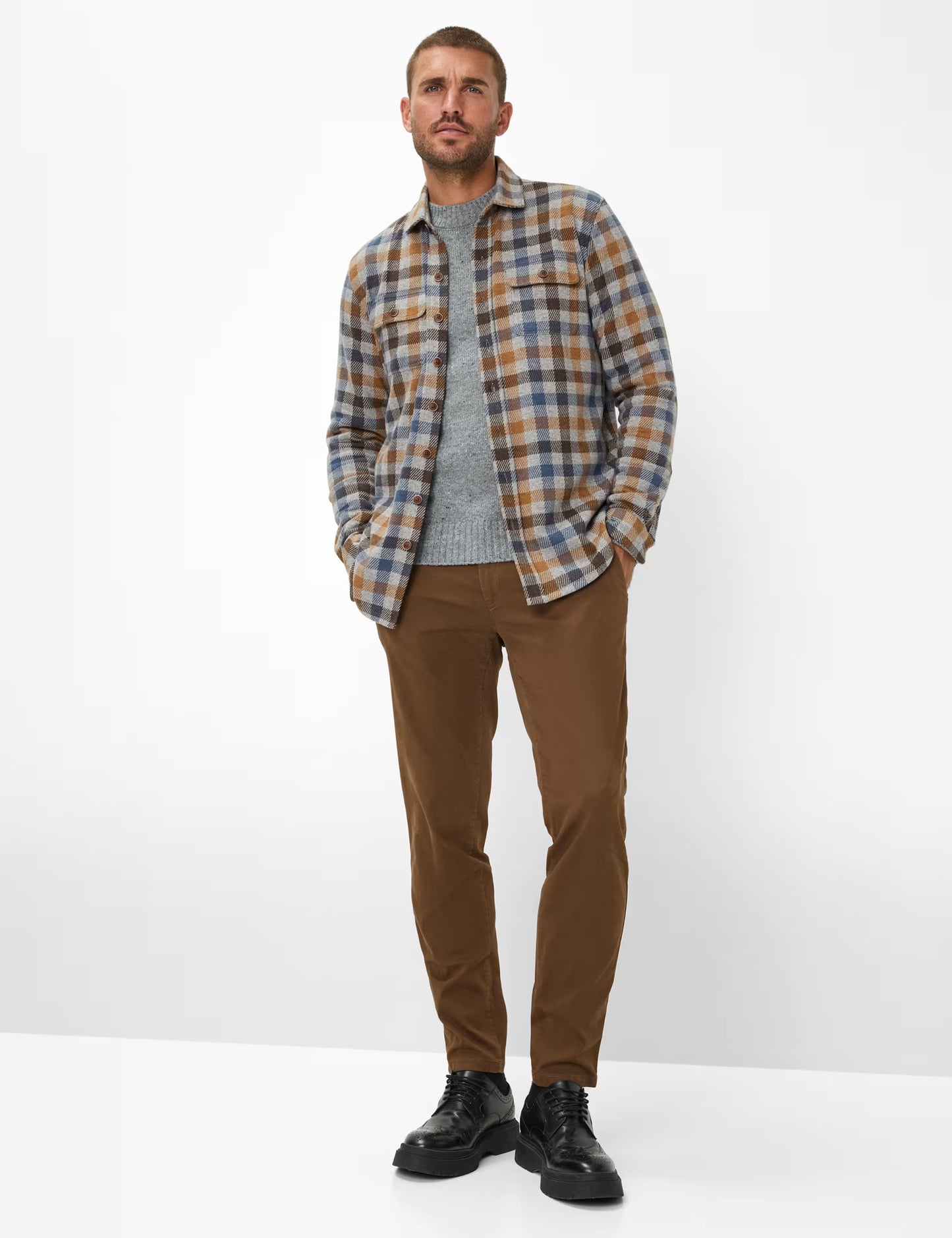Overshirt in Polyester Blend