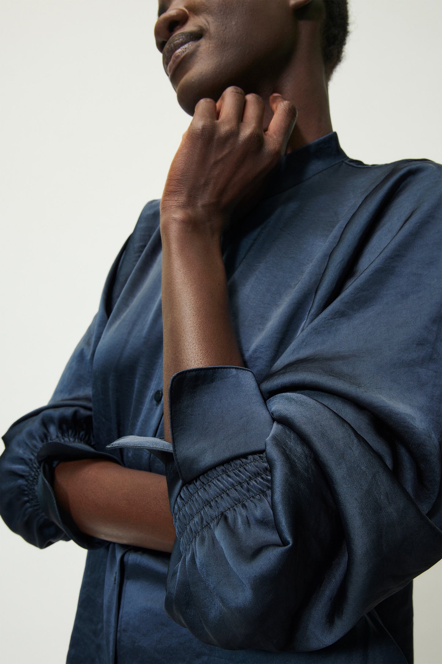 Blouse with Smocked Details