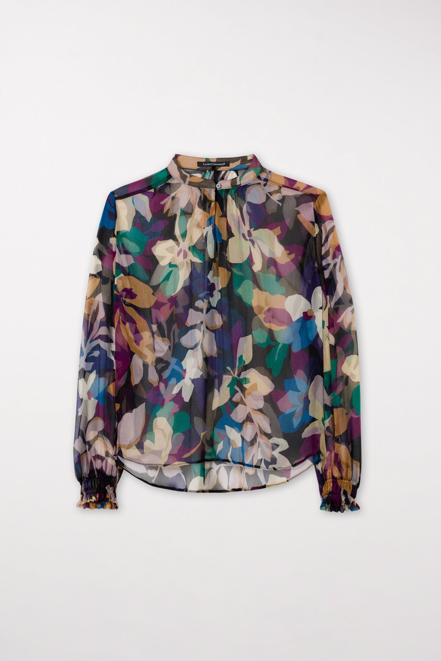 Silk Blouse with Floral print