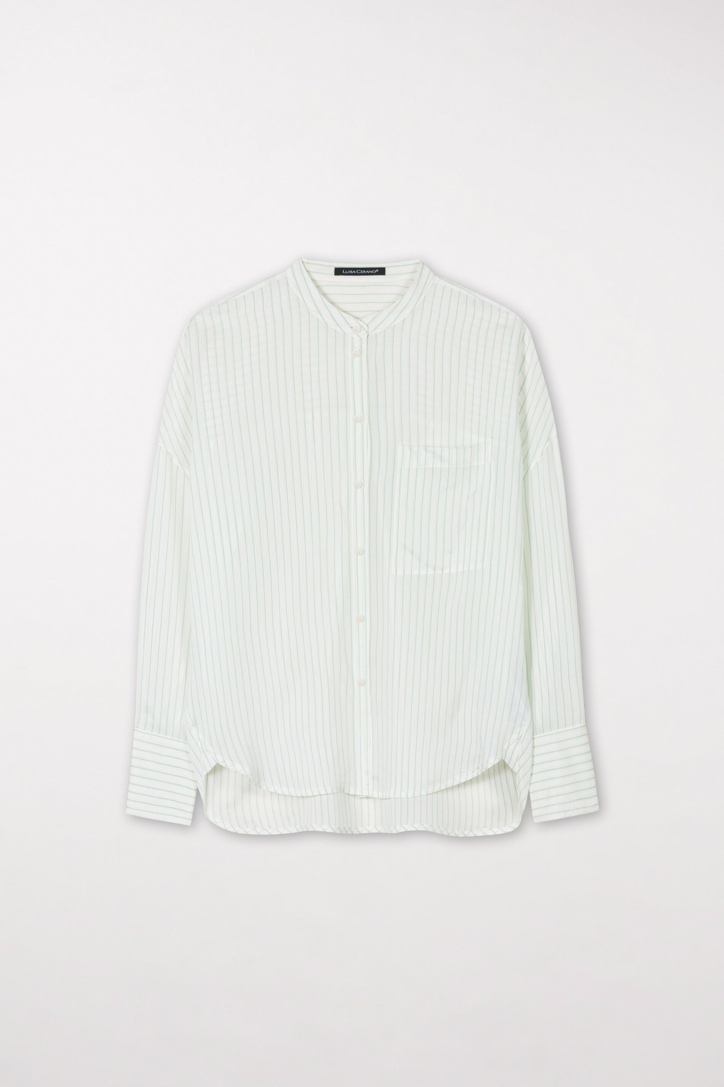 Striped Blouse in a Silk Blend