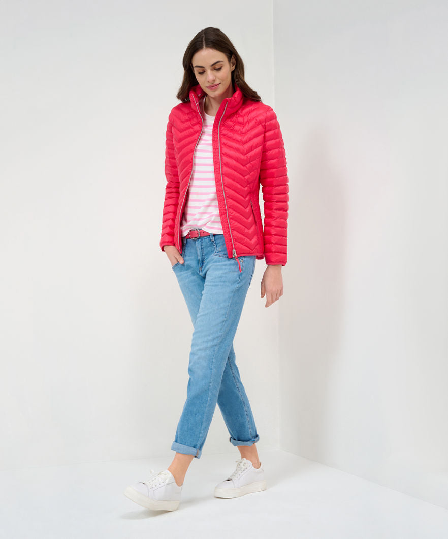 Striped Shirt with Round Neckline
