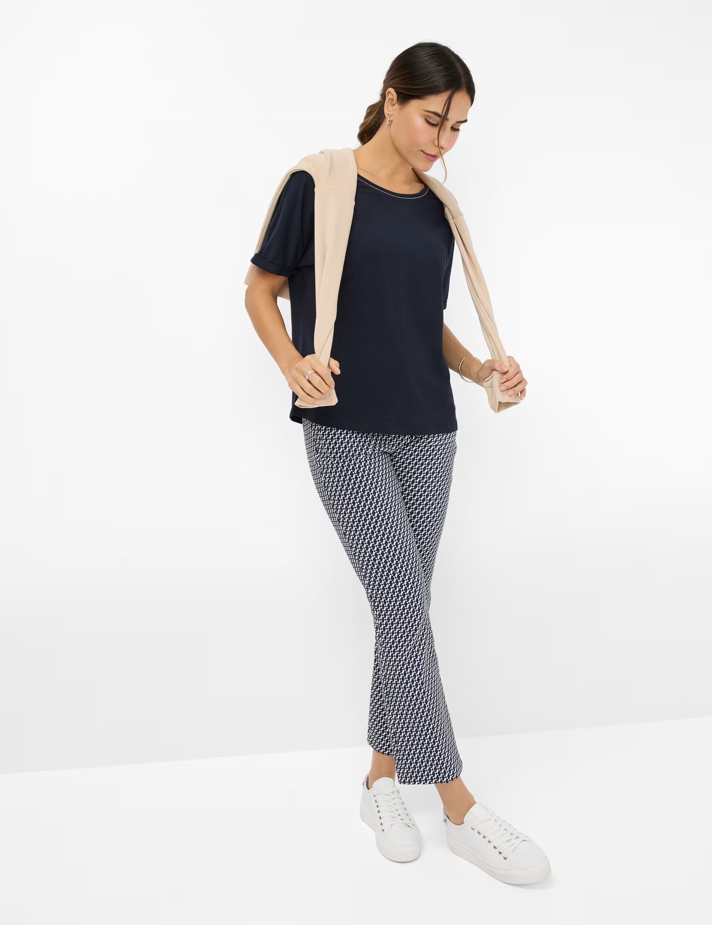 Jersey: T-Shirt in The Cotton Modal Mix