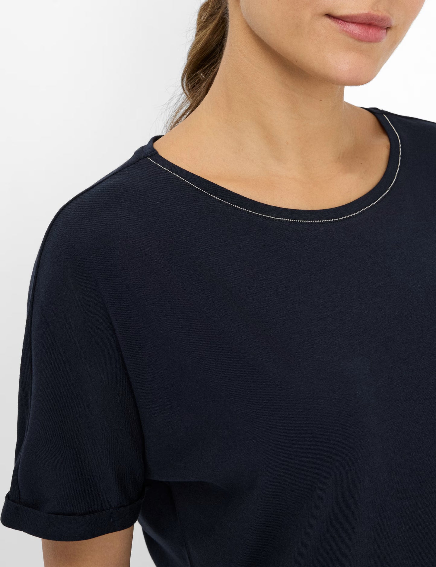 Jersey: T-Shirt in The Cotton Modal Mix