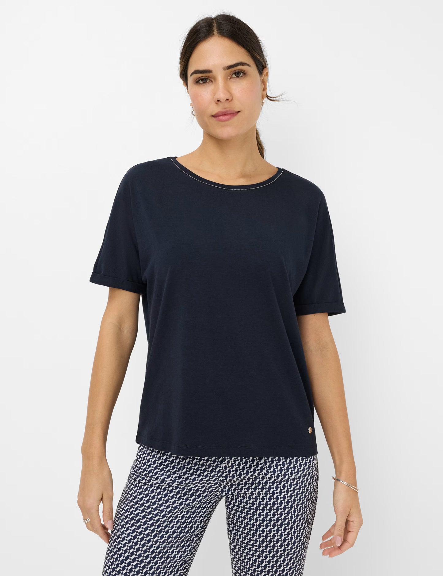 Jersey: T-Shirt in The Cotton Modal Mix