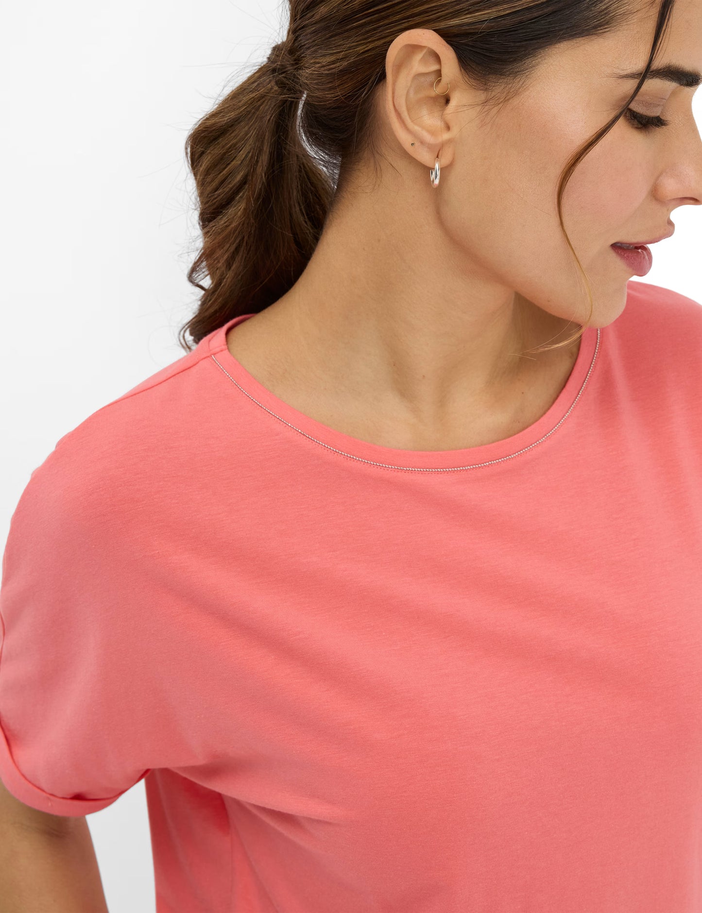 Jersey: T-Shirt in The Cotton Modal Mix