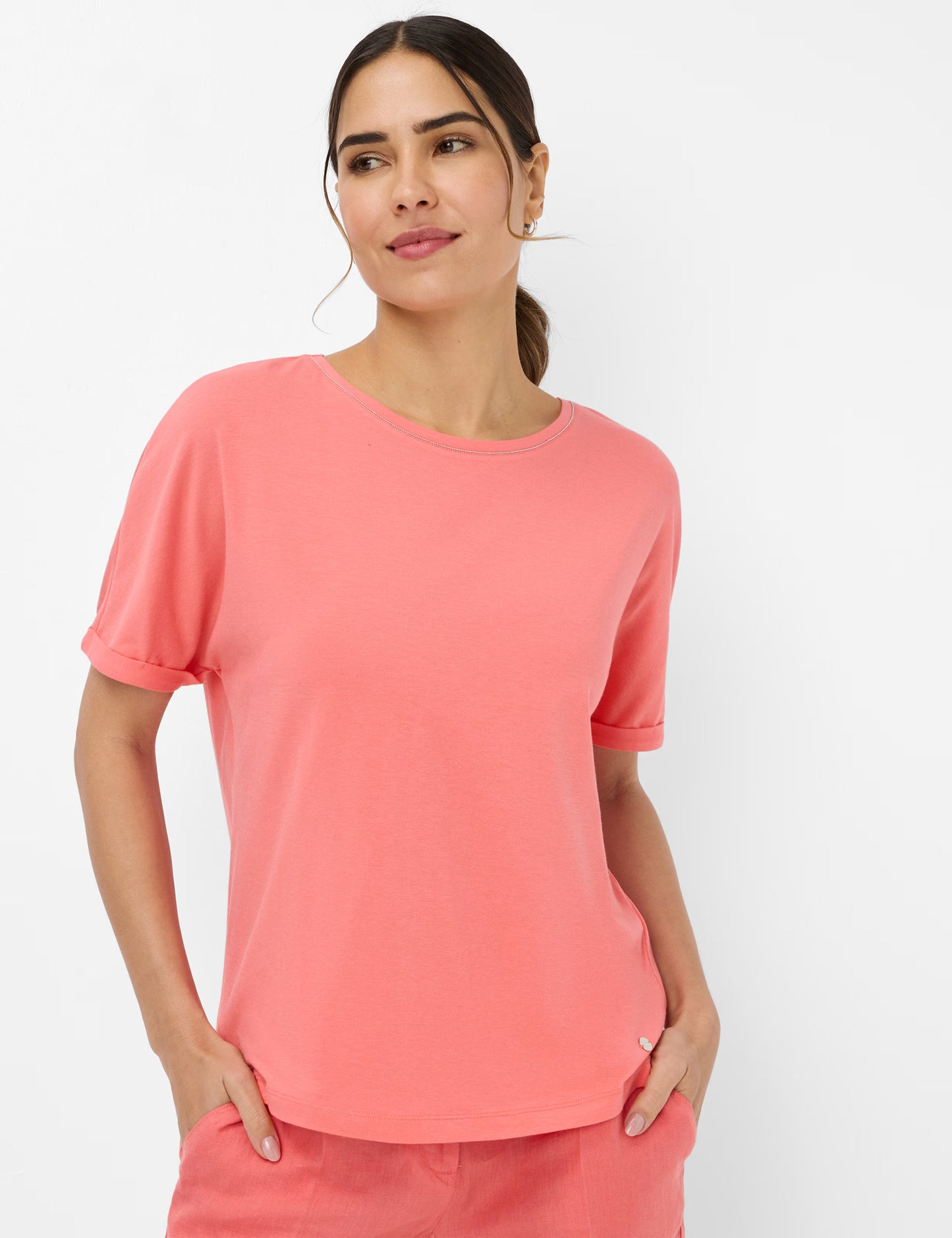 Jersey: T-Shirt in The Cotton Modal Mix